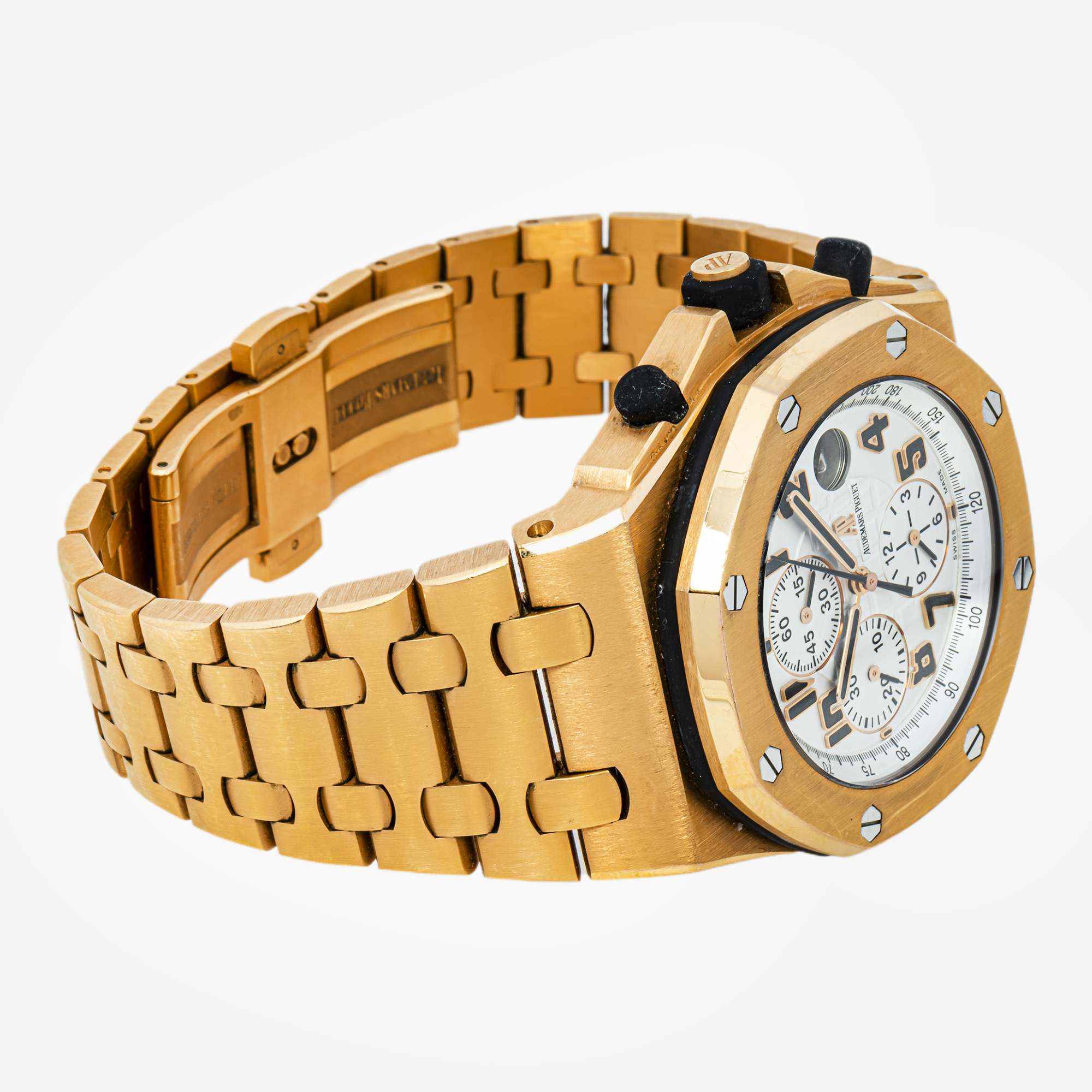 AUDEMARS PIGUET ROYAL OAK OFFSHORE CHRONOGRAPH 25721BA 42MM WHITE DIAL