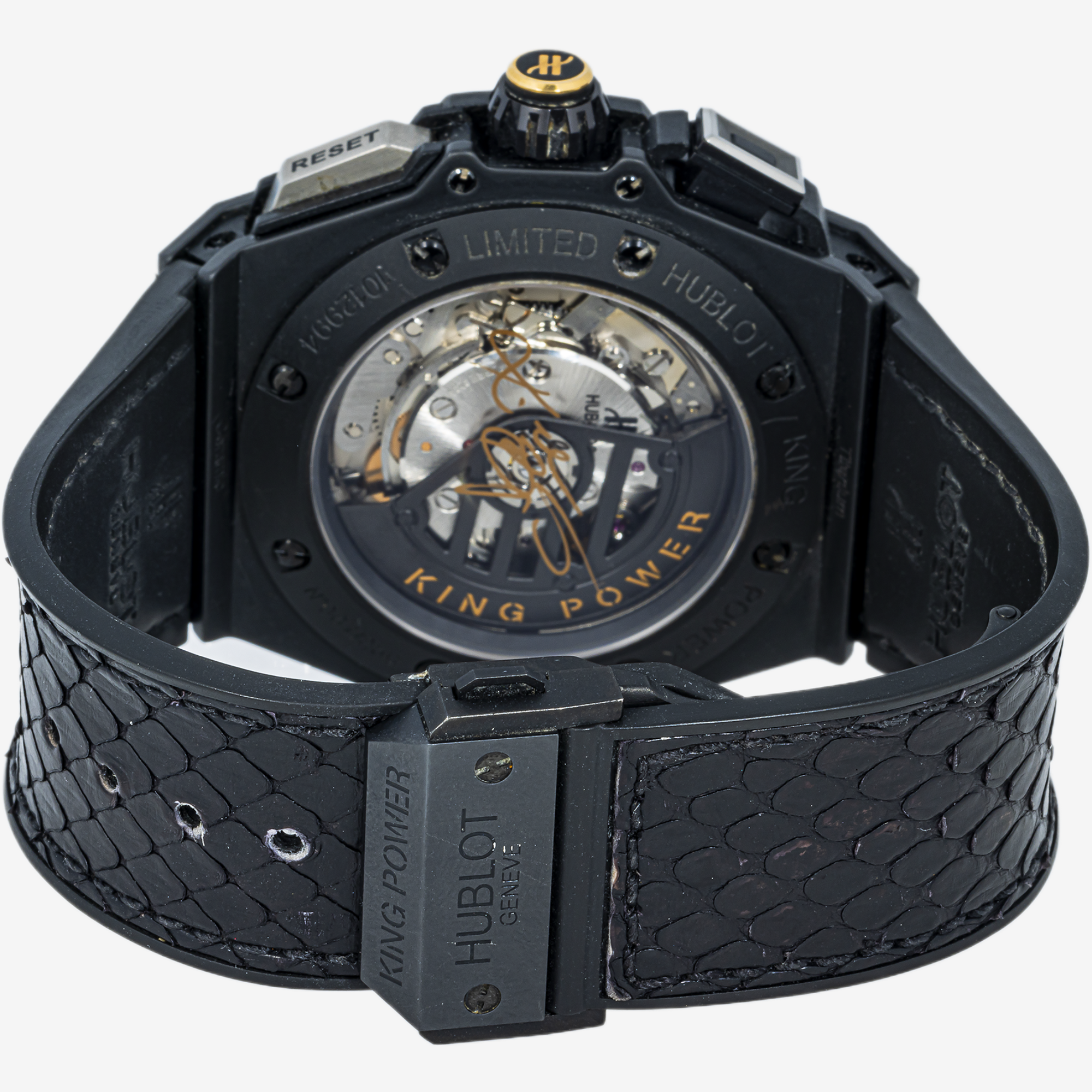 HUBLOT KING POWER 48MM BLACK DIAL WITH RUBBER BRACELET