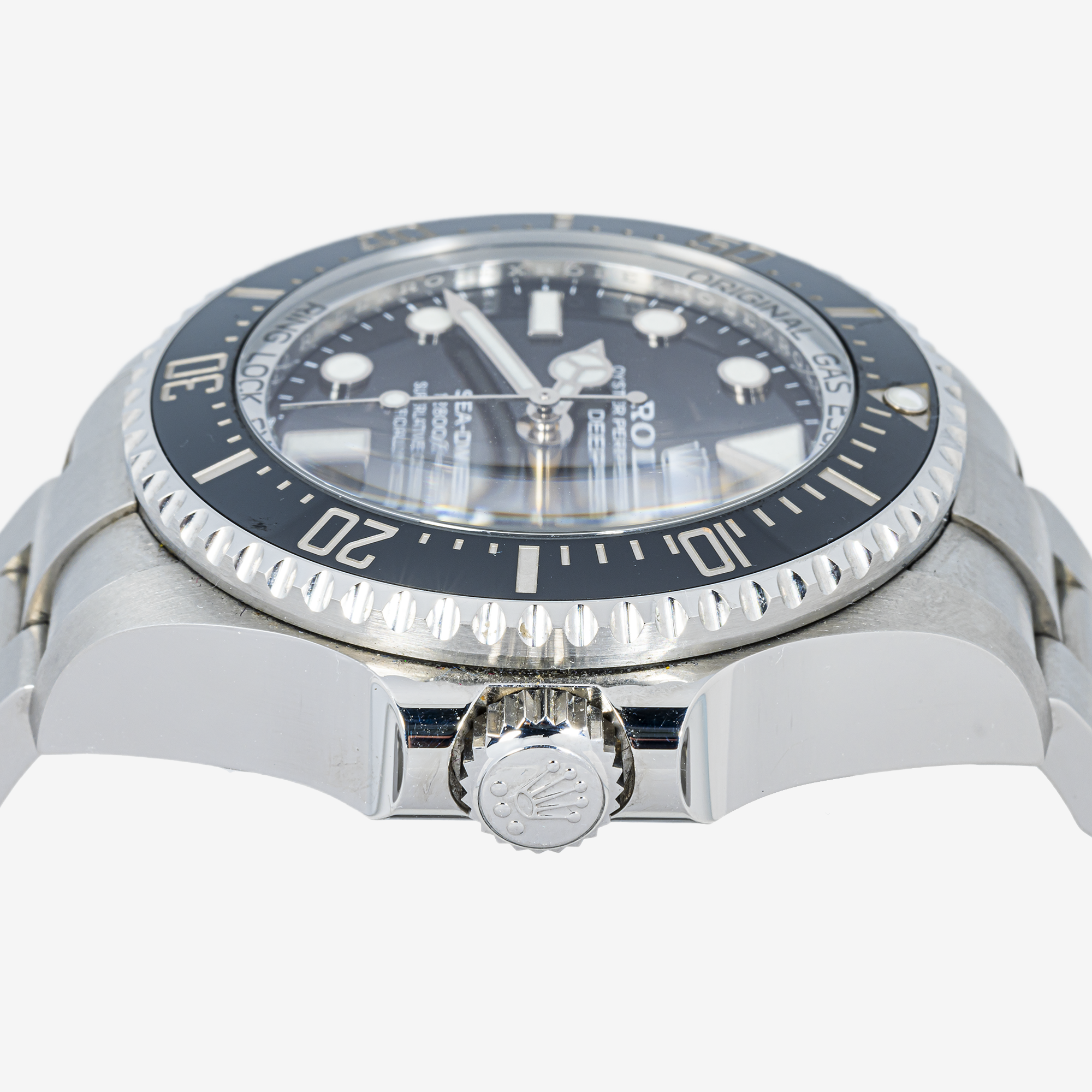 ROLEX SEA-DWELLER DEEPSEA 44MM 116660 BLACK DIAL BLACK BEZEL STAINLESS STEEL OYSTER BRACELET