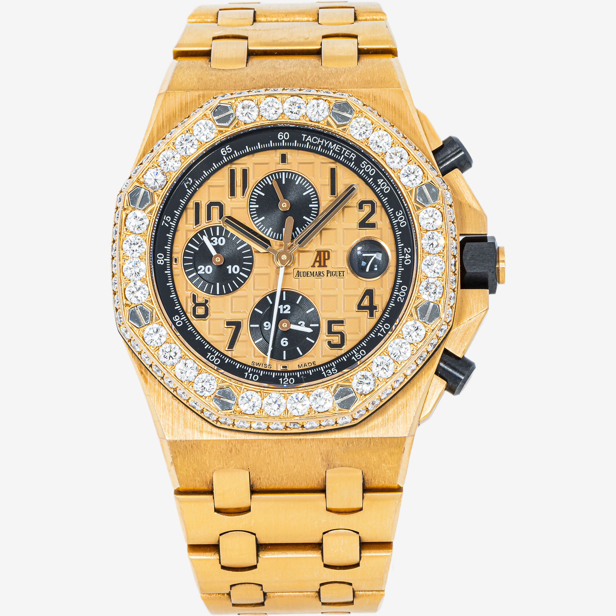 AUDEMARS PIGUET ROYAL OAK OFFSHORE 26470BA 42MM WITH 3.75 CT DIAMONDS