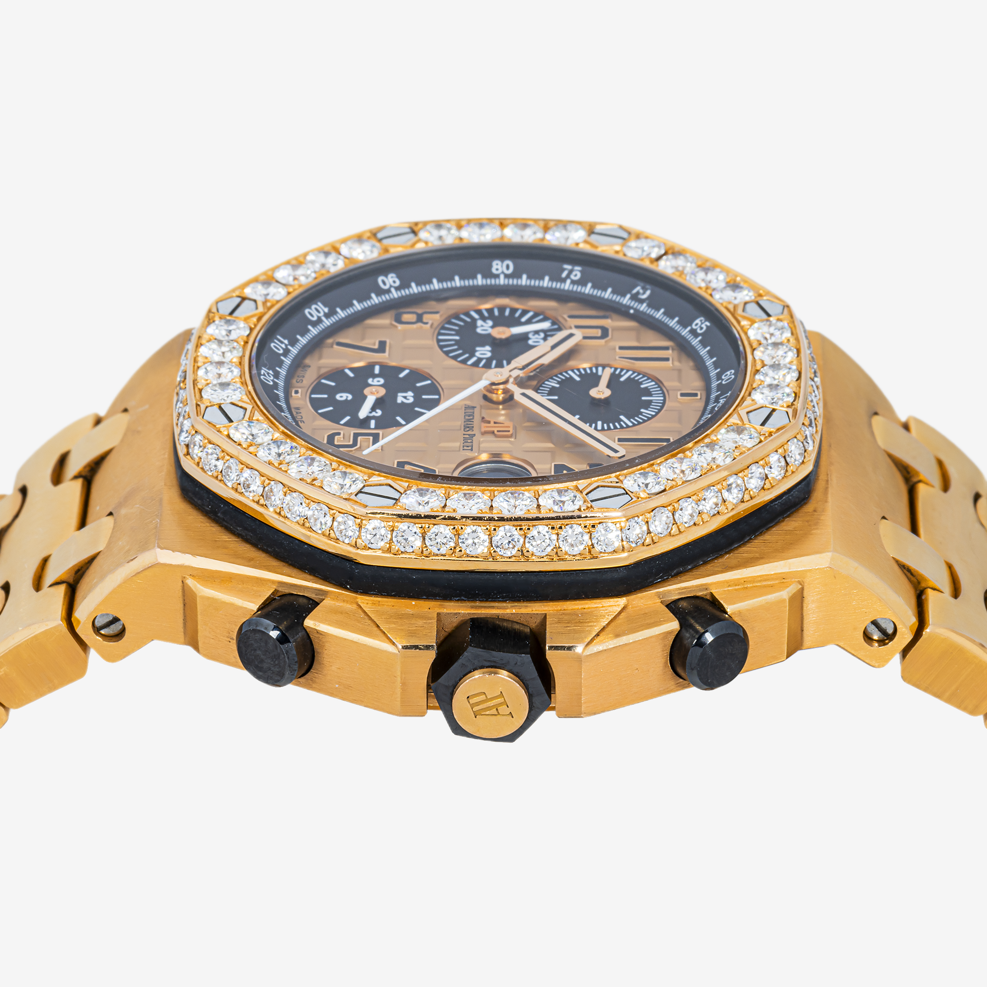AUDEMARS PIGUET ROYAL OAK OFFSHORE 26470BA 42MM WITH 3.75 CT DIAMONDS
